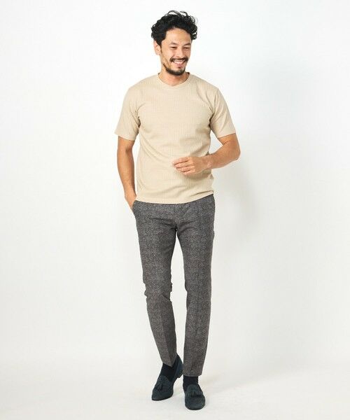 MEN'S BIGI / メンズビギ Tシャツ | リンクスジャカード半袖カットソー | 詳細5