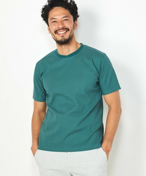 MEN'S BIGI / メンズビギ Tシャツ | リンクスジャカード半袖カットソー | 詳細20