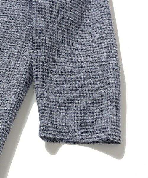 MEN'S BIGI / メンズビギ カーディガン・ボレロ | 格子柄サッカースタンドカラーカーディガン | 詳細8