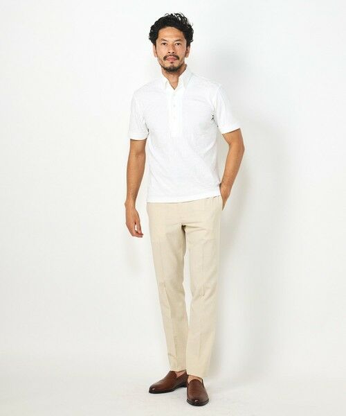 MEN'S BIGI / メンズビギ ポロシャツ | 【COOL MAX】リンクスジャカードフラワー柄ポロシャツ | 詳細2