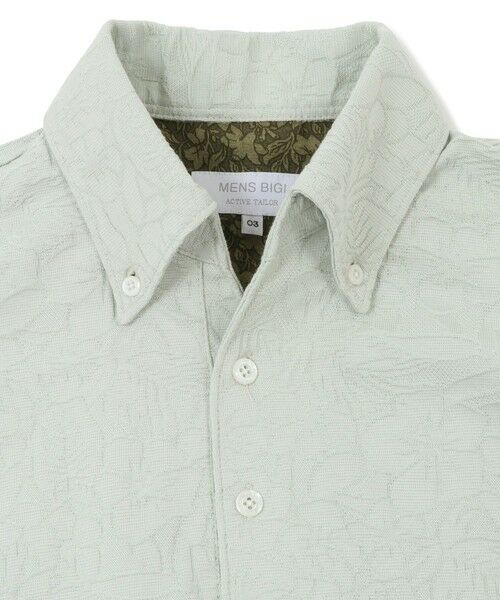 MEN'S BIGI / メンズビギ ポロシャツ | 【COOL MAX】リンクスジャカードフラワー柄ポロシャツ | 詳細15