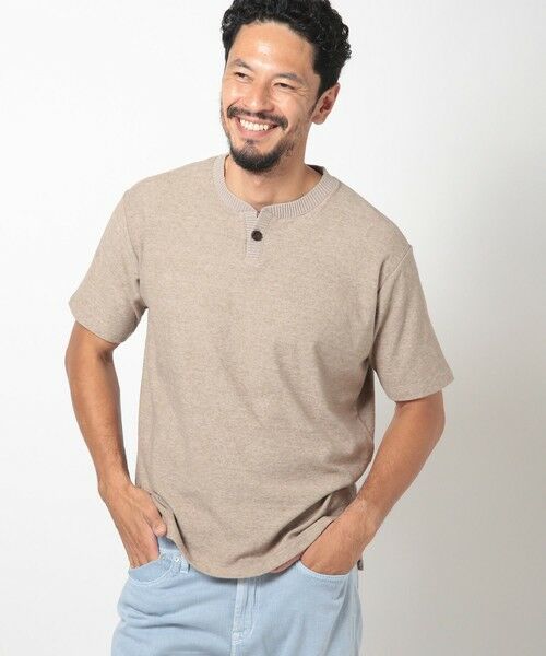 MEN'S BIGI / メンズビギ Tシャツ | ヴィンテージミニパイルスキッパーカットソー | 詳細1