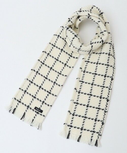 MEN'S BIGI / メンズビギ マフラー・ショール・スヌード・ストール | 【JOHN BRANIGAN/ジョンブラニガン】ナローロングマフラー（ホワイト）