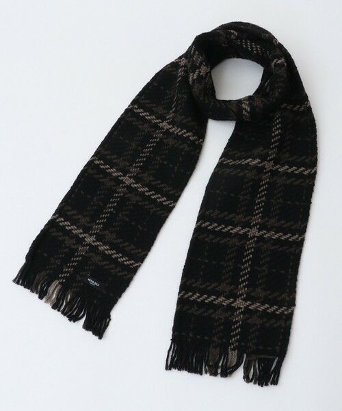 MEN'S BIGI / メンズビギ マフラー・ショール・スヌード・ストール | 【JOHN BRANIGAN/ジョンブラニガン】ナローロングマフラー（ブラック）