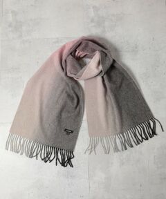 MEN'S BIGI / メンズビギ マフラー・ショール・スヌード・ストール | グラデーションチェックカシミヤマフラー