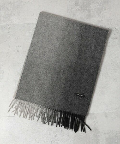 MEN'S BIGI / メンズビギ マフラー・ショール・スヌード・ストール | グラデーションチェックカシミヤマフラー | 詳細6