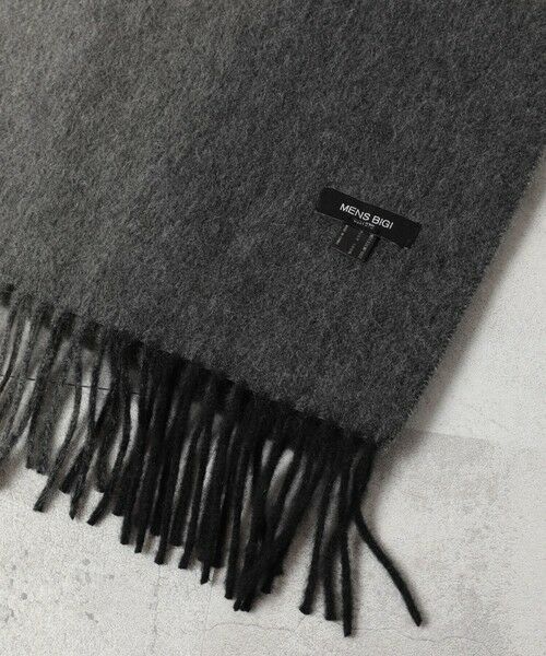 MEN'S BIGI / メンズビギ マフラー・ショール・スヌード・ストール | グラデーションチェックカシミヤマフラー | 詳細7