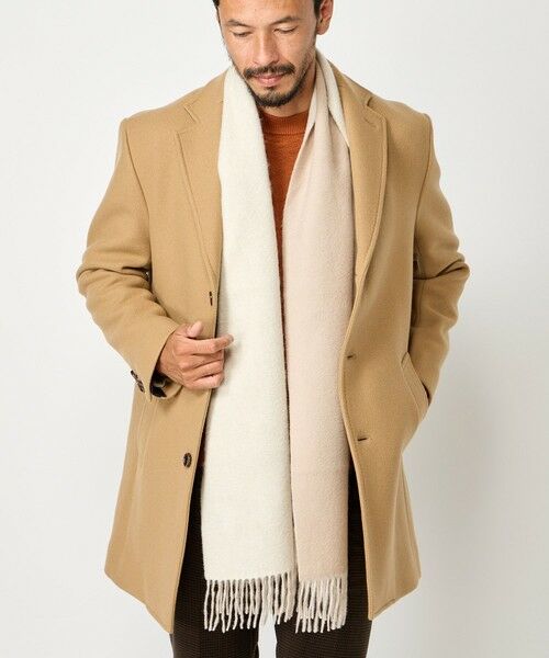 MEN'S BIGI / メンズビギ マフラー・ショール・スヌード・ストール | リバーシブルウールマフラー | 詳細4