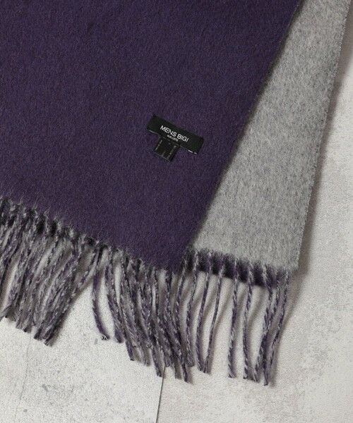 MEN'S BIGI / メンズビギ マフラー・ショール・スヌード・ストール | リバーシブルウールマフラー | 詳細16