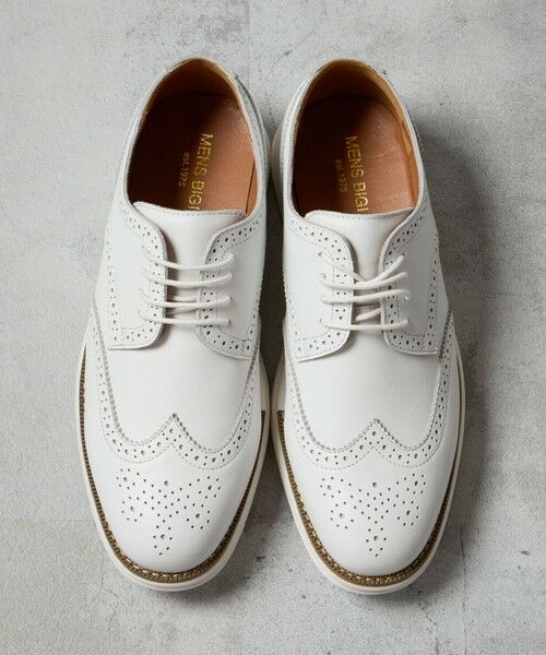 MEN'S BIGI / メンズビギ スニーカー | リアルレザーウイングチップスニーカー | 詳細1