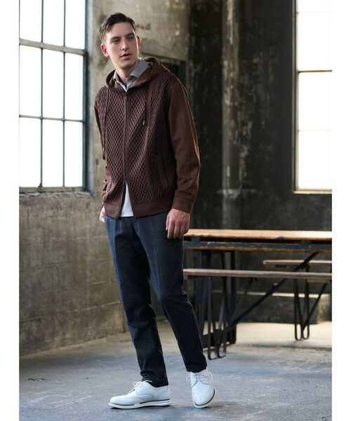 MEN'S BIGI / メンズビギ スニーカー | リアルレザーウイングチップスニーカー | 詳細9