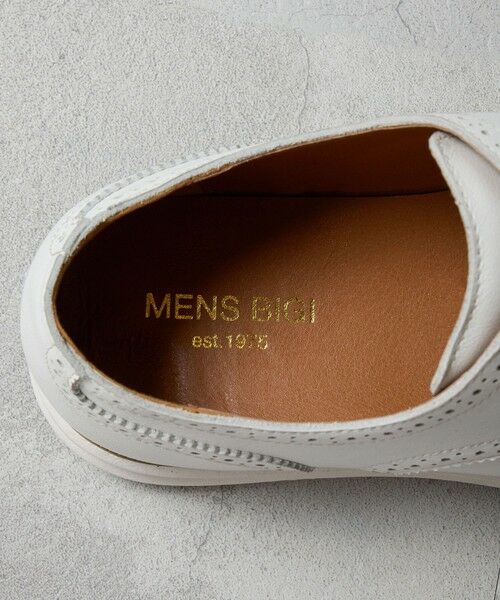 MEN'S BIGI / メンズビギ スニーカー | リアルレザーウイングチップスニーカー | 詳細5