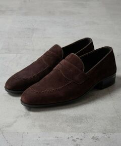 MEN'S BIGI / メンズビギ ビジネス・ドレスシューズ | リアルレザースウェードコインローファー