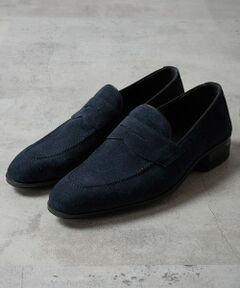 MEN'S BIGI / メンズビギ ビジネス・ドレスシューズ | リアルレザースウェードコインローファー