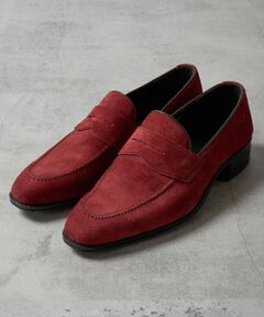 MEN'S BIGI / メンズビギ ビジネス・ドレスシューズ | リアルレザースウェードコインローファー