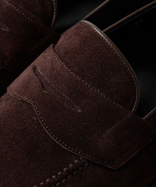 MEN'S BIGI / メンズビギ ビジネス・ドレスシューズ | リアルレザースウェードコインローファー | 詳細1