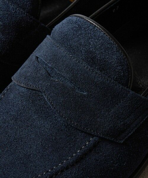 MEN'S BIGI / メンズビギ ビジネス・ドレスシューズ | リアルレザースウェードコインローファー | 詳細7
