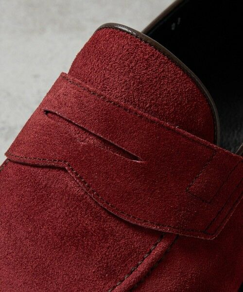 MEN'S BIGI / メンズビギ ビジネス・ドレスシューズ | リアルレザースウェードコインローファー | 詳細11