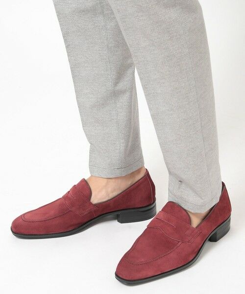 MEN'S BIGI / メンズビギ ビジネス・ドレスシューズ | リアルレザースウェードコインローファー | 詳細15