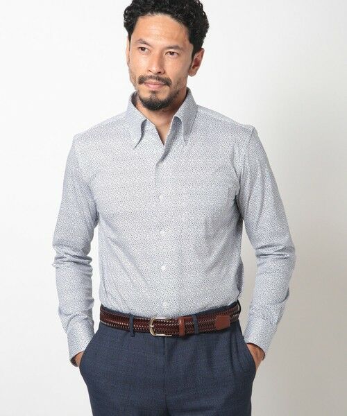 MEN'S BIGI / メンズビギ シャツ・ブラウス | 【ACTIVE TAILOR】プリントジャージドレスシャツ | 詳細1