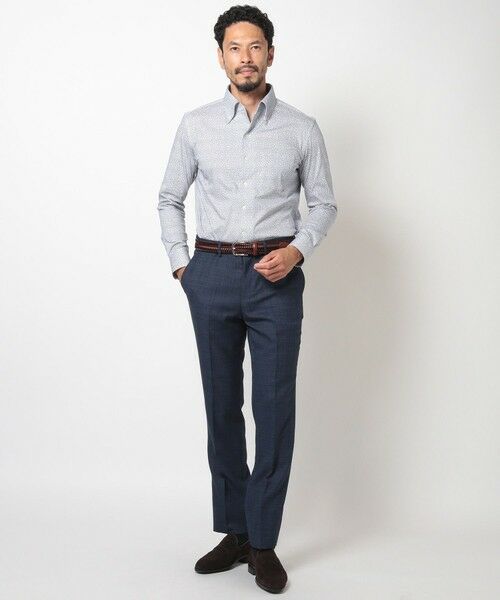 MEN'S BIGI / メンズビギ シャツ・ブラウス | 【ACTIVE TAILOR】プリントジャージドレスシャツ | 詳細4