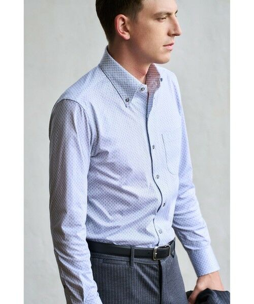 MEN'S BIGI / メンズビギ シャツ・ブラウス | 【ACTIVE TAILOR】プリントジャージドレスシャツ | 詳細19