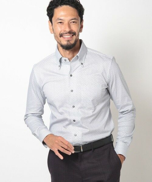 MEN'S BIGI / メンズビギ シャツ・ブラウス | 【ACTIVE TAILOR】プリントジャージドレスシャツ | 詳細16