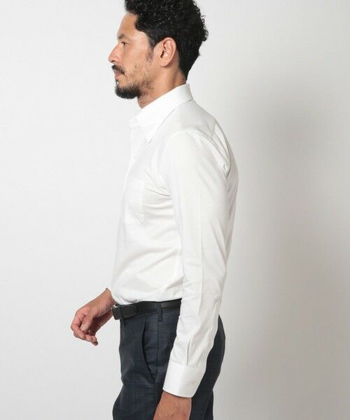 MEN'S BIGI / メンズビギ シャツ・ブラウス | ハイゲージツイルワンピースカラーボタンダウンドレスシャツ | 詳細2