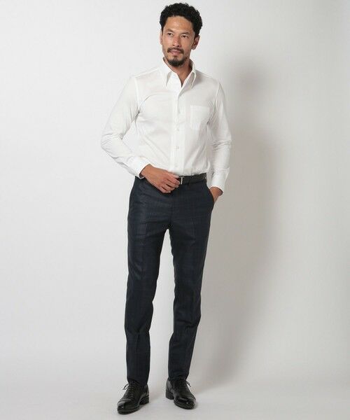 MEN'S BIGI / メンズビギ シャツ・ブラウス | ハイゲージツイルワンピースカラーボタンダウンドレスシャツ | 詳細4
