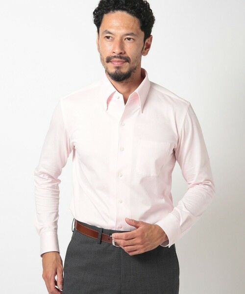 MEN'S BIGI / メンズビギ シャツ・ブラウス | ハイゲージツイルワンピースカラーボタンダウンドレスシャツ | 詳細6