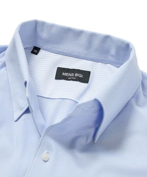 MEN'S BIGI / メンズビギ シャツ・ブラウス | ハイゲージツイルワンピースカラーボタンダウンドレスシャツ | 詳細14