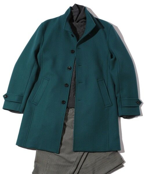 MEN'S BIGI / メンズビギ その他アウター | 【Bellandi/べランディ】スタンドカラーコート（ブルー系）