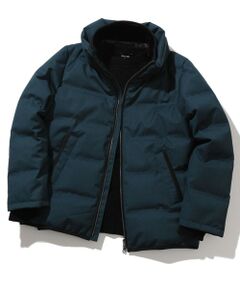 MEN'S BIGI / メンズビギ ダウンジャケット・ベスト | マイクロブロックチェックボリュームネックダウン