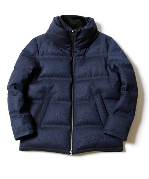 MEN'S BIGI / メンズビギ ダウンジャケット・ベスト | マイクロブロックチェックボリュームネックダウン | 詳細25