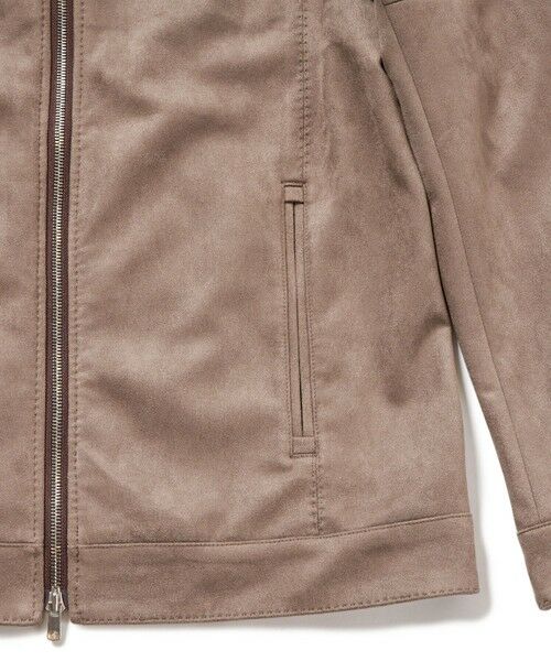 MEN'S BIGI / メンズビギ レザーブルゾン・ジャケット | フェイクスエードダンボールブルゾン | 詳細7