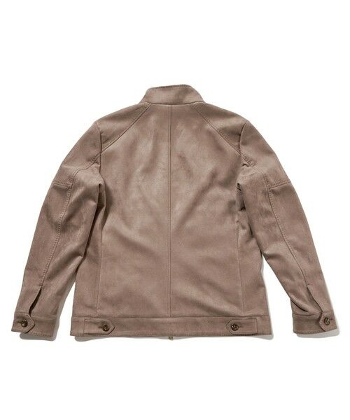 MEN'S BIGI / メンズビギ レザーブルゾン・ジャケット | フェイクスエードダンボールブルゾン | 詳細9
