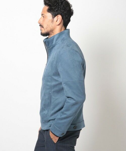 MEN'S BIGI / メンズビギ レザーブルゾン・ジャケット | フェイクスエードダンボールブルゾン | 詳細17