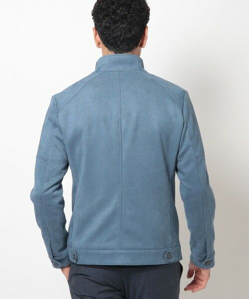 MEN'S BIGI / メンズビギ レザーブルゾン・ジャケット | フェイクスエードダンボールブルゾン | 詳細18