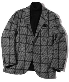 MEN'S BIGI / メンズビギ テーラードジャケット | 【LANIFICIO ROMA】ジャージテーラードジャケット