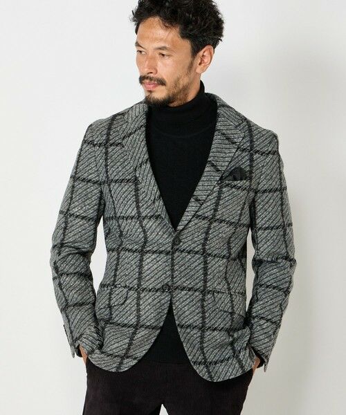 MEN'S BIGI / メンズビギ テーラードジャケット | 【LANIFICIO ROMA】ジャージテーラードジャケット | 詳細1