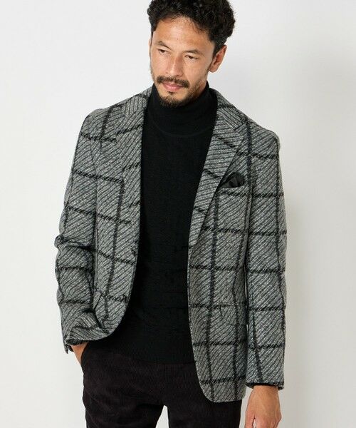 MEN'S BIGI / メンズビギ テーラードジャケット | 【LANIFICIO ROMA】ジャージテーラードジャケット | 詳細2