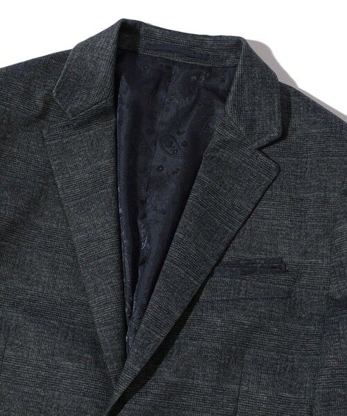 MEN'S BIGI / メンズビギ テーラードジャケット | 【ACTIVE TAILOR】エクストラTRジャージヘリンボーンプリントテーラードジャケット＜セットアップ・スリーピース対応＞ | 詳細19