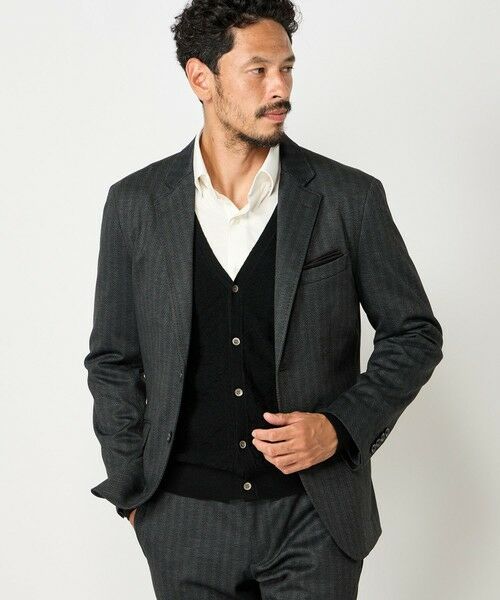 MEN'S BIGI / メンズビギ テーラードジャケット | 【ACTIVE TAILOR】エクストラTRジャージプリントテーラードジャケット＜セットアップ・スリーピース対応＞ | 詳細1