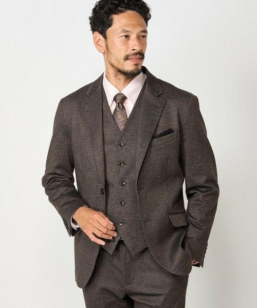 MEN'S BIGI / メンズビギ テーラードジャケット | 【ACTIVE TAILOR】エクストラTRジャージプリントテーラードジャケット＜セットアップ・スリーピース対応＞ | 詳細6