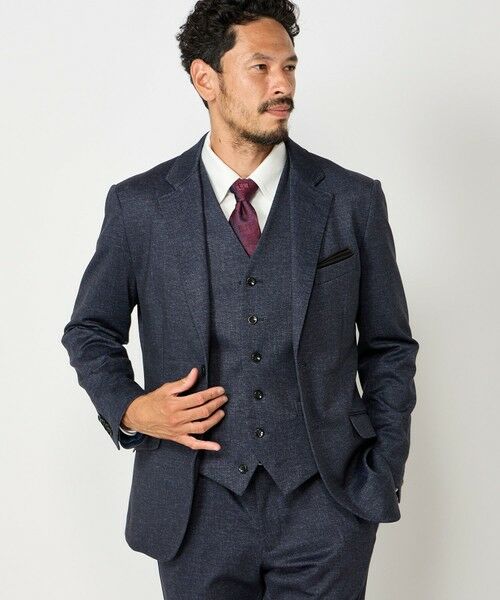 MEN'S BIGI / メンズビギ テーラードジャケット | 【ACTIVE TAILOR】エクストラTRジャージプリントテーラードジャケット＜セットアップ・スリーピース対応＞ | 詳細12