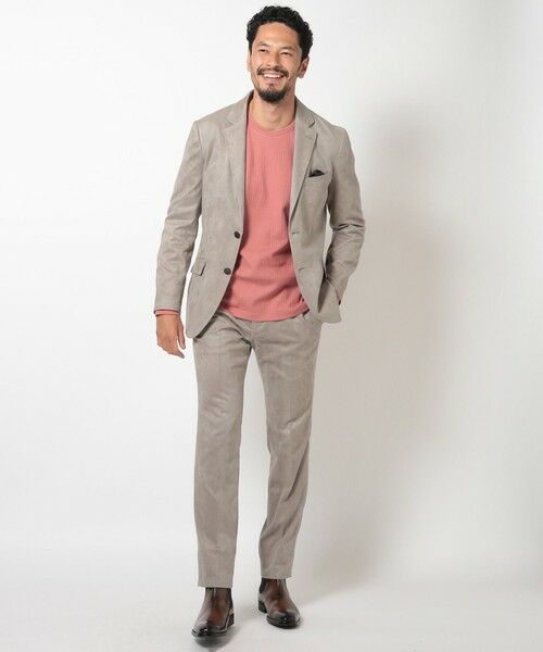 MEN'S BIGI / メンズビギ スラックス・ドレスパンツ | ストレッチコマスエードスラックスパンツ＜セットアップ対応＞ | 詳細1