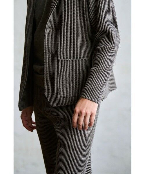 MEN'S BIGI / メンズビギ スラックス・ドレスパンツ | たて畝ニットジャージイージーパンツ＜セットアップ対応＞ | 詳細18