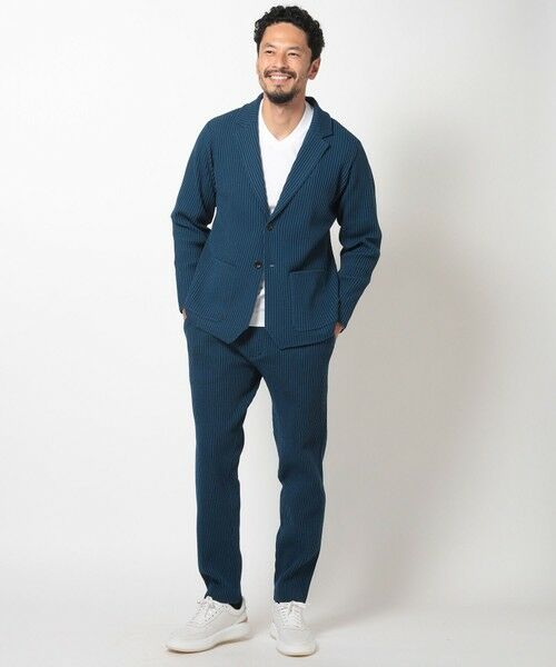 MEN'S BIGI / メンズビギ スラックス・ドレスパンツ | たて畝ニットジャージイージーパンツ＜セットアップ対応＞ | 詳細19