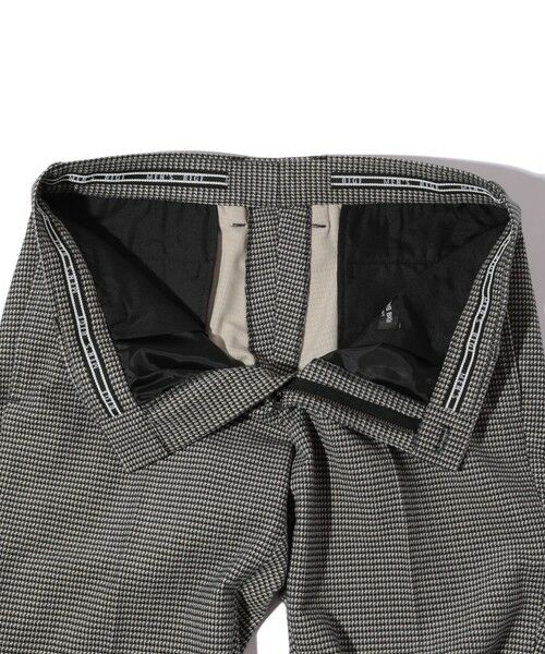 MEN'S BIGI / メンズビギ スラックス・ドレスパンツ | トリコットコーデュロイ千鳥格子プリントスラックスパンツ＜セットアップ対応＞ | 詳細9