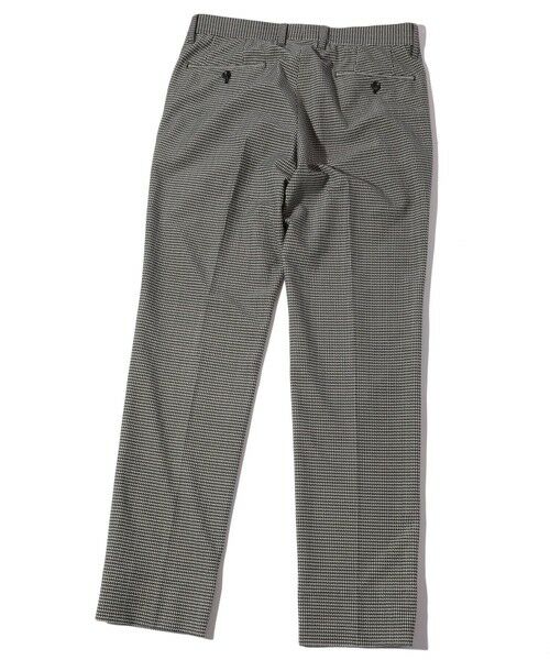 MEN'S BIGI / メンズビギ スラックス・ドレスパンツ | トリコットコーデュロイ千鳥格子プリントスラックスパンツ＜セットアップ対応＞ | 詳細10